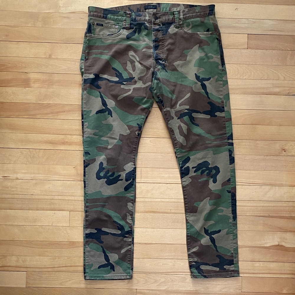 Polo by Ralph Lauren Men's Camo Sullivan Slim Jeans
